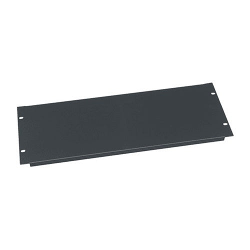 Middle Atlantic EB3 3U RMS Blank Rack Panel, Flat, Flanged, Steel, Black Powder Coat