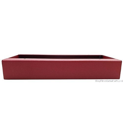Fire-Lite SBA-10 Surface Mount Back Box, for BG-12LRA, Red