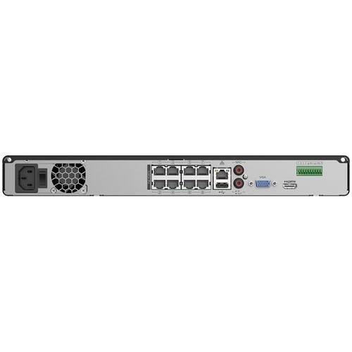 Luminys R32-8PA4 R3 Starter Series 8MP 8-Channel NVR, 1U 8-Port PoE, 2 SATA, Analytics by Camera, 4TB