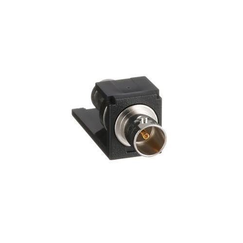 Panduit CMBA75BLY Adapter, BNC 75 Ohm, Module BA Base, Black