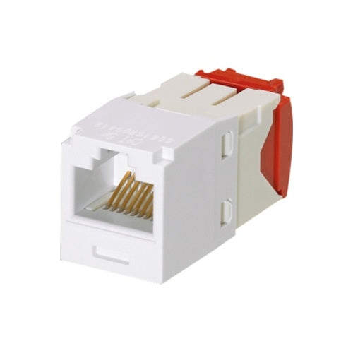 Panduit CJ5E88TGWH Mini-Com CAT5e UTP RJ45 TG Jack Module, White