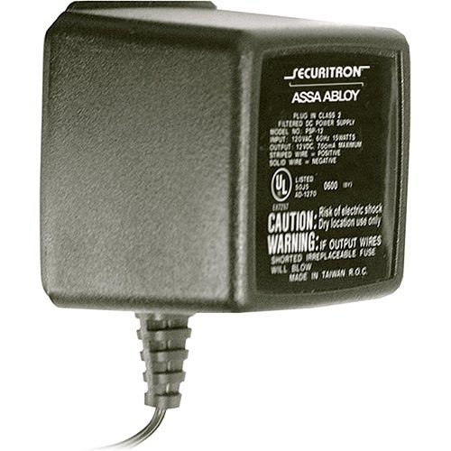 Securitron PSP-12 Plug-In Power Supply, 12V DC, 700mA