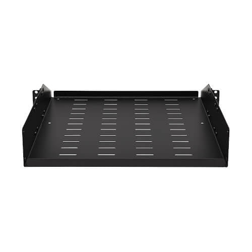 Tripp Lite SRSHELF2PUNIV SmartRack Universal-Mount Steel Rack Shelf - 2U, Vented, 21.7\\" Deep, Holds up to 100 lb. (45 kg)
