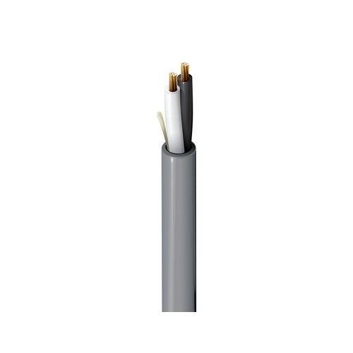 Belden 6100UE 010Z500 14/2 Stranded Security and Commercial Audio Cable, Plenum, BC, CL2P, Flamarrest, 500\' (152.4m) ReelTuff Box, Black