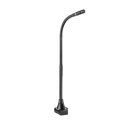 Audio Technica ES925ML18/FM3 18\\" Microline Modular Gooseneck Microphone System with 3-Pin Flush Mount Base