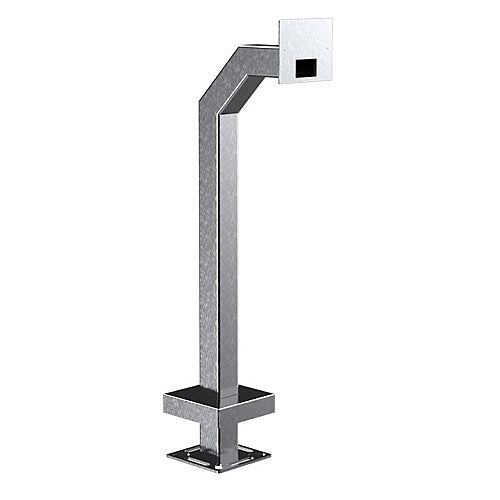Pedestal Pro 33PE1-2NIP-03-CRS Access Control Mounting Post, 42\\" Steel Gooseneck Pedestal Compatible with 2N IP Verso 2.0