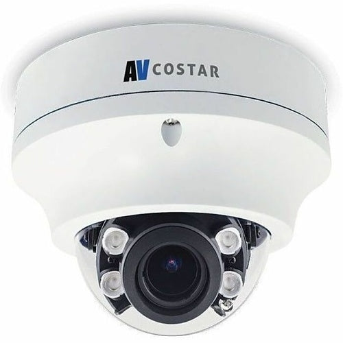 IDIS AV02CLD-200 ConteraIP Outdoor Dome Series 2.1MP Dome IP Camera All-in-One H.265/H.264 Total PoE Solution, PoE and Auxiliary Powe, NDAA Conplient