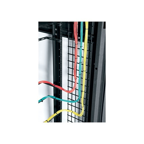 Middle Atlantic LACE-WB6-45 WB6 Series Vertical Wire Grid Lace, 6\\" Wide, 45U RMS, Black