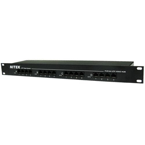 Nitek PVR164 16-Port Video Power and Data Receiver