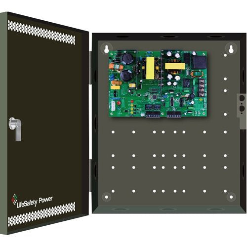 LifeSafety Power FPO250-E1 20A 12VDC Access Control Power Supply 12" x 14" x 4.5" Enclosure
