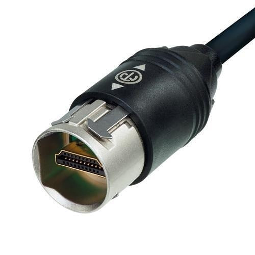 Neutrik NKHDMI-0.6 HDMI Patch Cable, 0.6m, Male-to-Male, Shielded, Push-Pull Locking, IP65 Rated