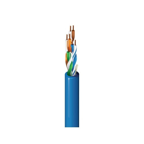 Belden D6UP 003U1000 23/4 CAT6 Solid BC Plenum Premise Horizontal Cable, U/UTP, CMP, 1000\' UnReel, Orange