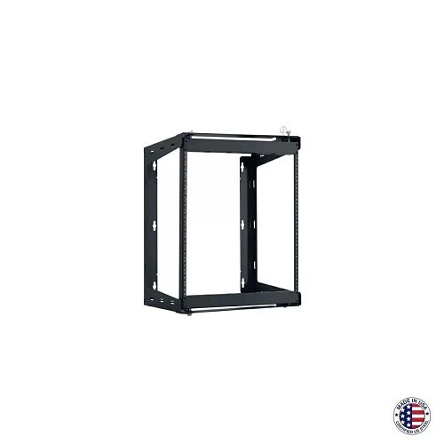 Lowell SR-1224 SR Series Swing Gate Wall Rack, 12U x 24\\"D