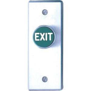 Camden CM-7185GE Pneumatic Button Narrow Face Exit Narrow Faceplate, Green