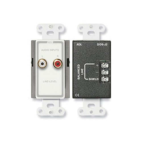 RDL D-J2 Line Input Assembly RCA Jacks, Terminal Block