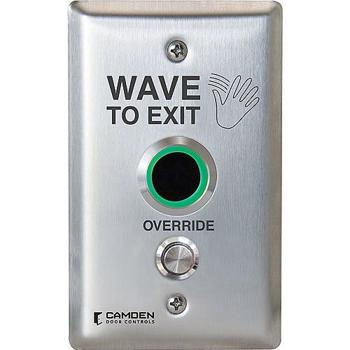 Camden CM-221M/46 No-Touch Switch, Single Gang, Illuminated, with Manual Override Image of CM-221M46