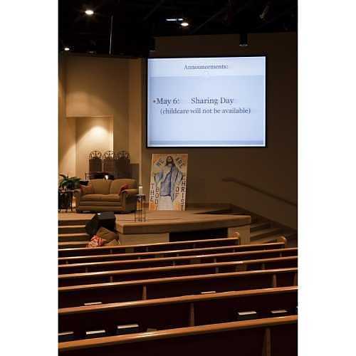 Draper 252133 119\\" Clarion Fixed Projection Screen, HDTV, Matte White