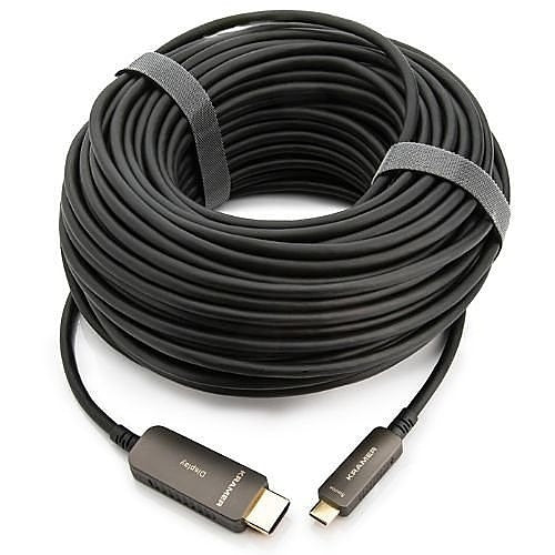Kramer 97-044000033 Active Optical Plenum Rated USB to HDMI Cable, 33\' (10.06m)