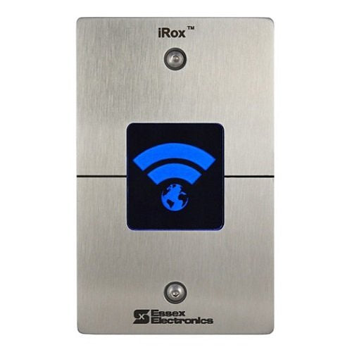 Essex IRX-2S iRox Single Gang High Frequency iCLASS SE Reader, Stainless Faceplate