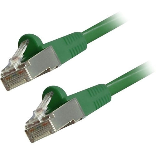 Comprehensive CAT6STP-25GRN CAT6 Snagless Shielded Ethernet Cable, 25\', Green