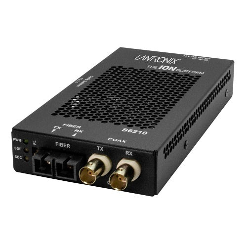 Lantronix S6210-3040-NA 2-Coax (BNC) to SFP Slot (empty)