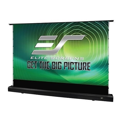 Elite Screens FTE101UH3-CLR3 Kestrel Tab-Tension 3 Series 88\\" Motorized Rising Screen, Black