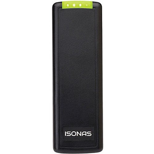 ISONAS R-1-MCT-M Pure IP Mullion Wiegand Reader, Black