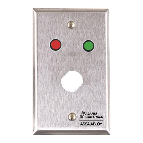 Alarm Controls RP-09302 Remote Wallplate with Resistor,  Weather Resistant, Red and Green LED