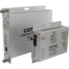 ComNet FDX60M2M Small Size RS232/422/485 2W and 4W Bi-directional Universal Data Transceiver, mm, 2 fiber Image of C4-FDX60M2M