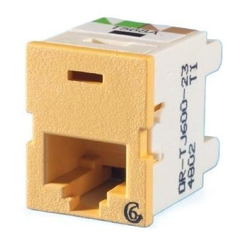 Ortronics TJ600-23 CAT6/6a/5e TracJack, 180-Degree, LT Orange