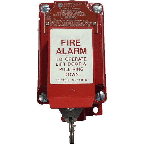 Potter MPEX Explosion Proof Manual Pull Station, Red