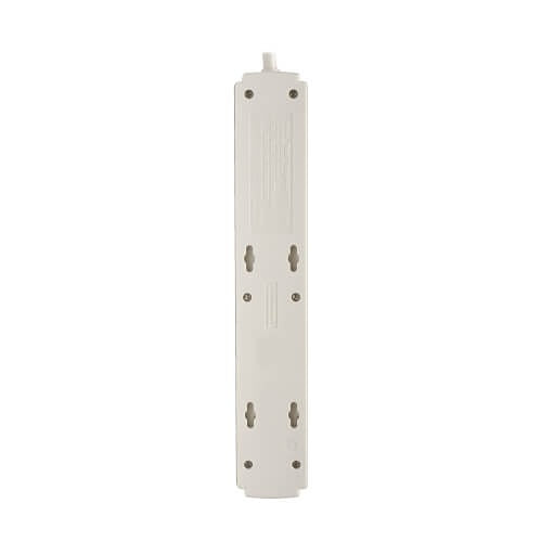 Tripp Lite TLP606 Protect It! 6-Outlet Surge Protector, 6\' Cord, 790 Joules, Diagnostic LED, Light Gray Housing