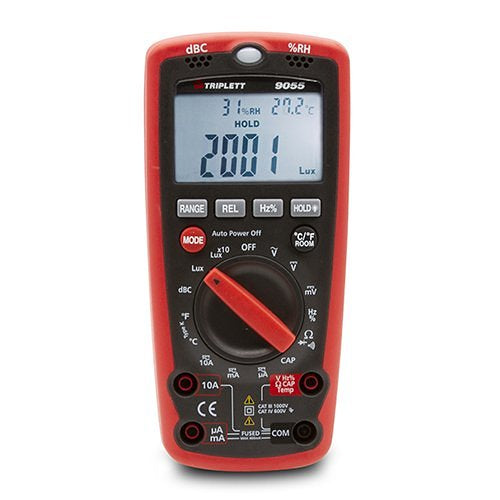 Triplett 9055 3-3/4 Digit 4000 Count 6-in-1 Digital Multimeter CAT IV 600V