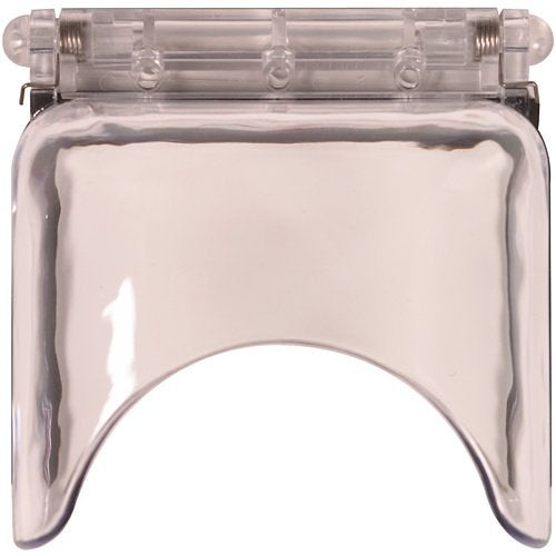 STI 6516 Mini Bopper Stopper with Spring Loaded Hinge, Clear
