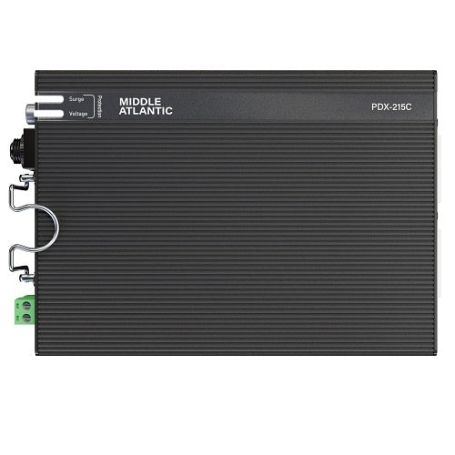 Middle Atlantic PDX-215C NEXSYS 2-Outlet Compact PDU, Multi-Stage Surge Protection, 15A