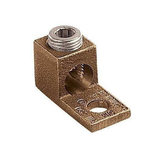 Panduit PNL-500-3 Copper Mechanical Connector Lug, 1-Hole, Straight