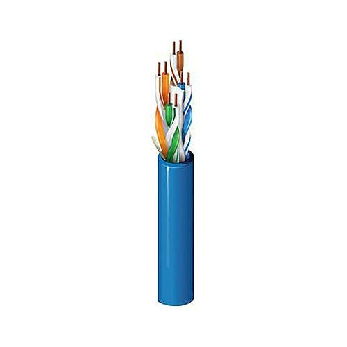 Belden 2412 006Z1000 Multi-Conductor Enhanced CAT6, 4-Pair, Nonbonded-Pair Cables, U/UTP CMR, 1000\' (304.8m), Light Blue Image of 7B-2412006Z1
