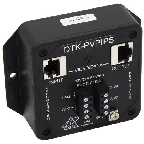 DITEK DTK-PVPIPS IP/PoE Data and 12/24V Power Surge Protector