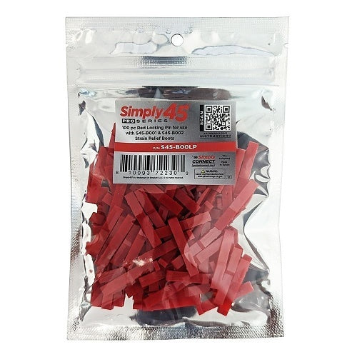 Simply45 S45-B00LP ProSeries Red Locking Pin for Strain Relief