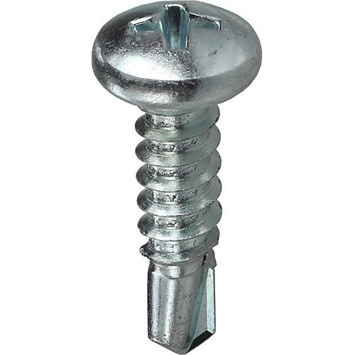 Dottie TEKPH82 Philips Pan Head Tek Screws, 100-Pack, Pink