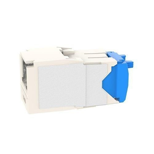 Panduit CJH6X88TGWH CAT6A Spring Shuttered Jack TG Style, Keystone Jack, White