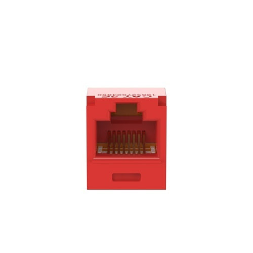 Panduit CJ5E88TGRD-24 Mini-Com Module Cat 5E UTP Keystone Jack, 8 Pos 8 Wire