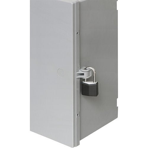 Arlington EB12126 Heavy-Duty Non-Metallic Enclosure Box, 12 12 6\\", NEMA3R. Gray