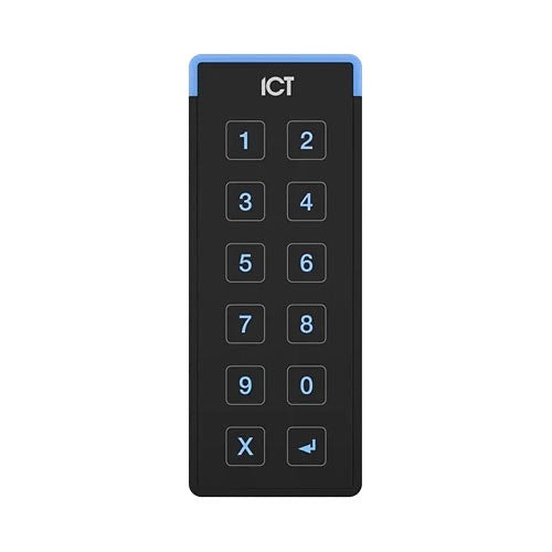 ICT PRX-TSEC-STD-DF-KP-W tSec Standard RFID Card Reader, White