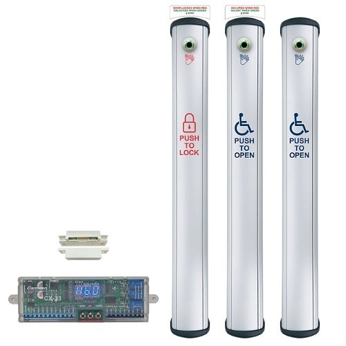 Camden CX-WC18SLVR Column Switch Restroom Control Kit