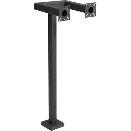 PEDESTAL PRO 42-TT Mounting Pole for Keypad, Intercom System, Telephone Entry System, Access Control System - Black Wrinkle Image of PM-42TT