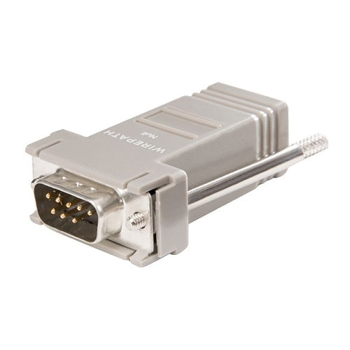 Binary DB9-M-RJ45-NULL DB9 Male to RJ45 Modular Adapter with Null Modem Pinout