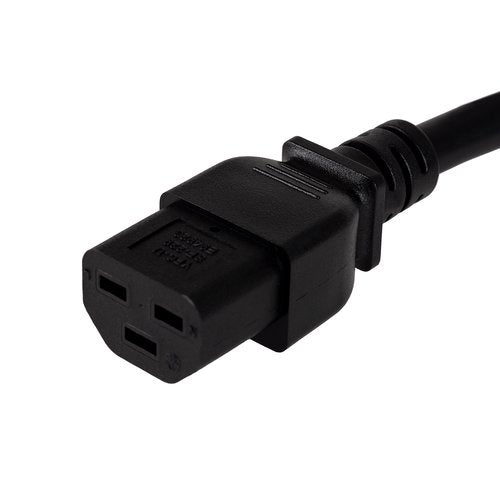 WattBox WB-PWR-20A-C21-10FT 20A Heavy Duty Male Power Cord with 3-Prong IEC C21 Socket, Straight, 10\'