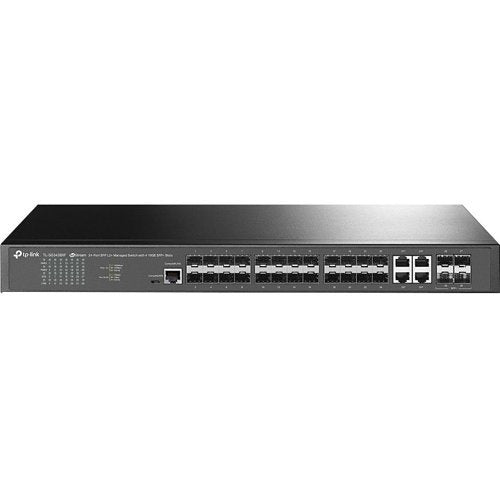 TP-Link SG3428XF Omada Aggregation 24-Port SFP L2+ Managed Switch with (4) 10GE SFP+ Slots