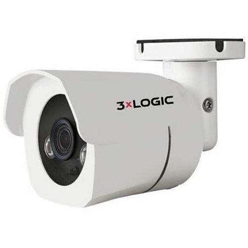 3xLOGIC VX-5M4-MB-IW-S256 5MP Outdoor Mini Bullet with True WDR and 256Gb SD Card, 4mm Fixed Lens